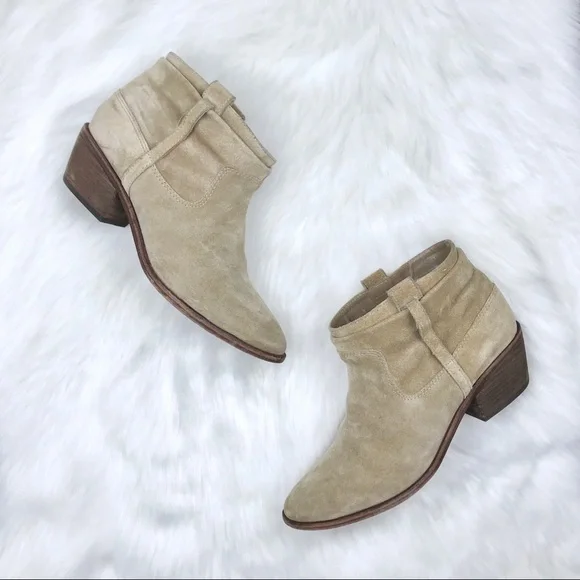 JOIE Ajax Suede Ankle Booties - Picture 1 of 8